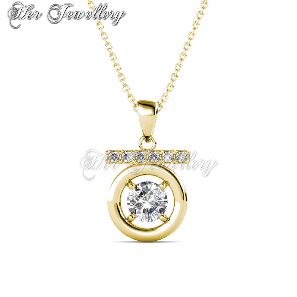 Swarovski Crystals Tangent Pendant†- Her Jewellery