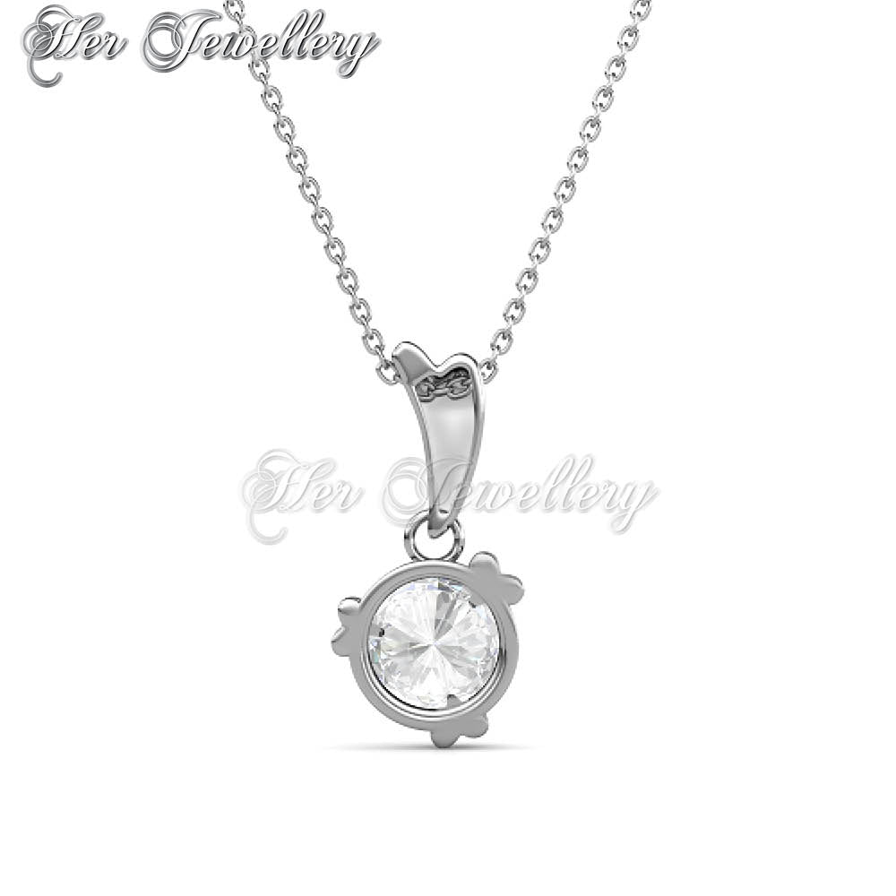 Swarovski Crystals Tri Love Ring Pendant†- Her Jewellery