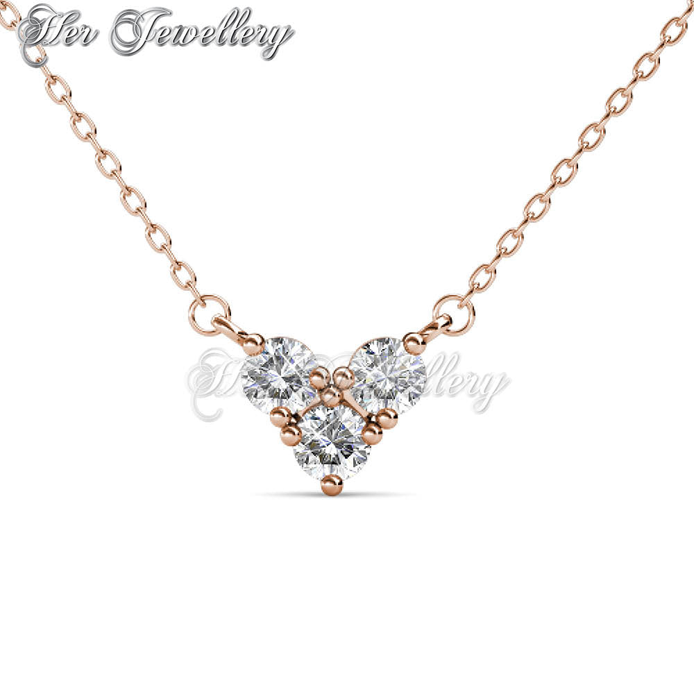 Swarovski Crystals Troika Pendant†- Her Jewellery