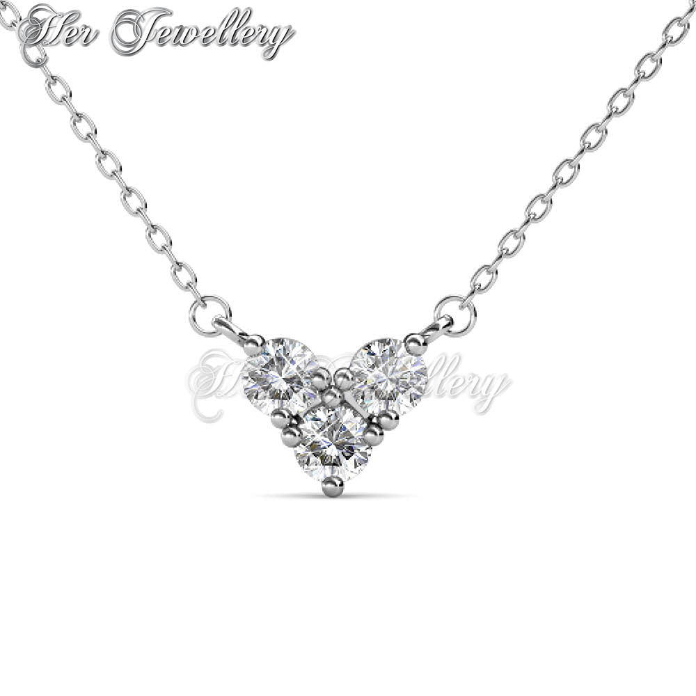 Swarovski Crystals Troika Pendant†- Her Jewellery