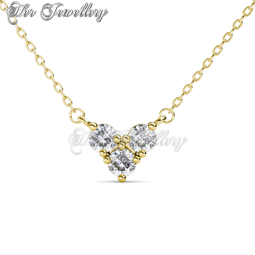 Swarovski Crystals Troika Pendant†- Her Jewellery