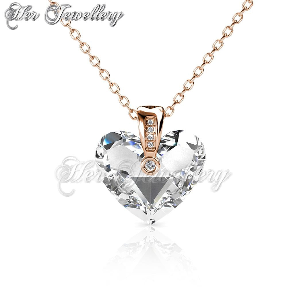 Swarovski Crystals Zephyr Heart Pendant - Her Jewellery