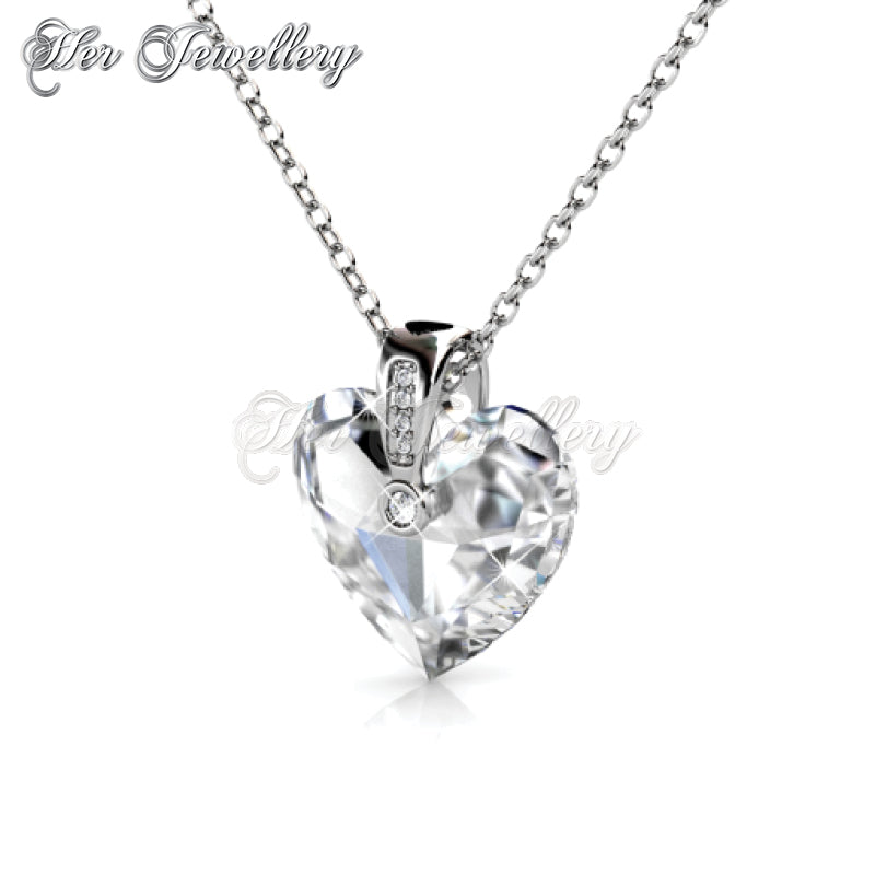 Swarovski Crystals Zephyr Heart Pendant - Her Jewellery