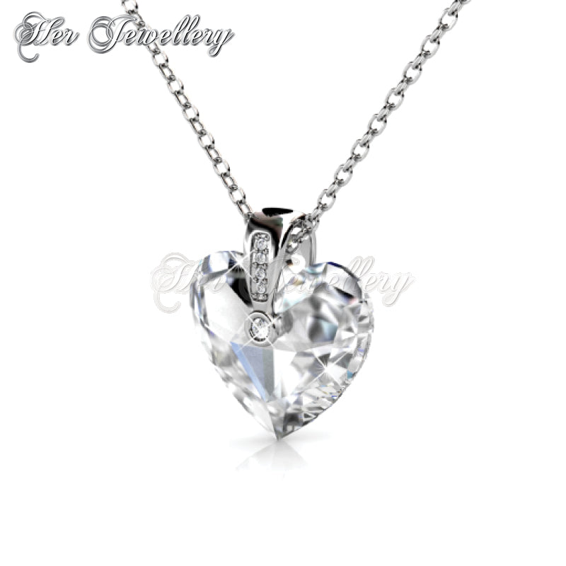 Swarovski Crystals Zephyr Heart Pendant - Her Jewellery