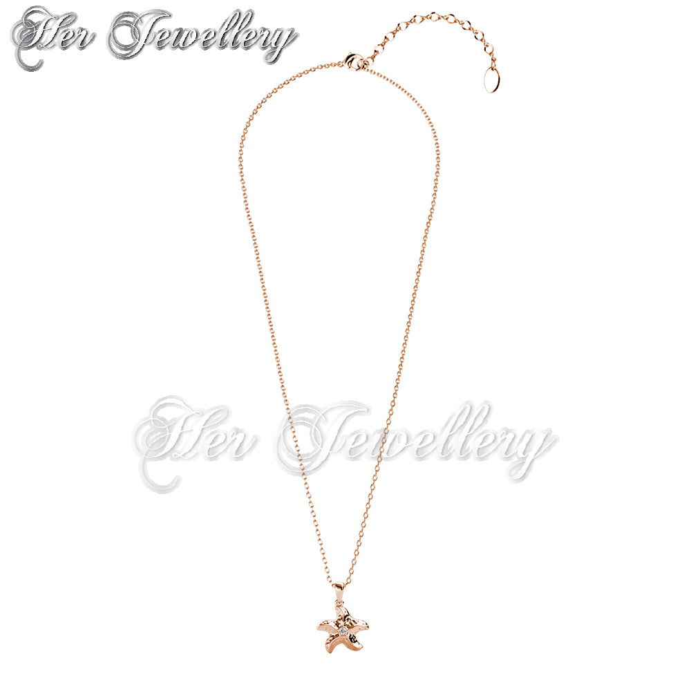 Swarovski Crystals Little Starfish Pendant - Her Jewellery