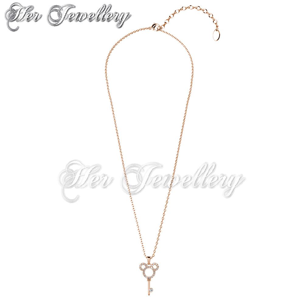 Swarovski Crystals Micky Key Pendant - Her Jewellery