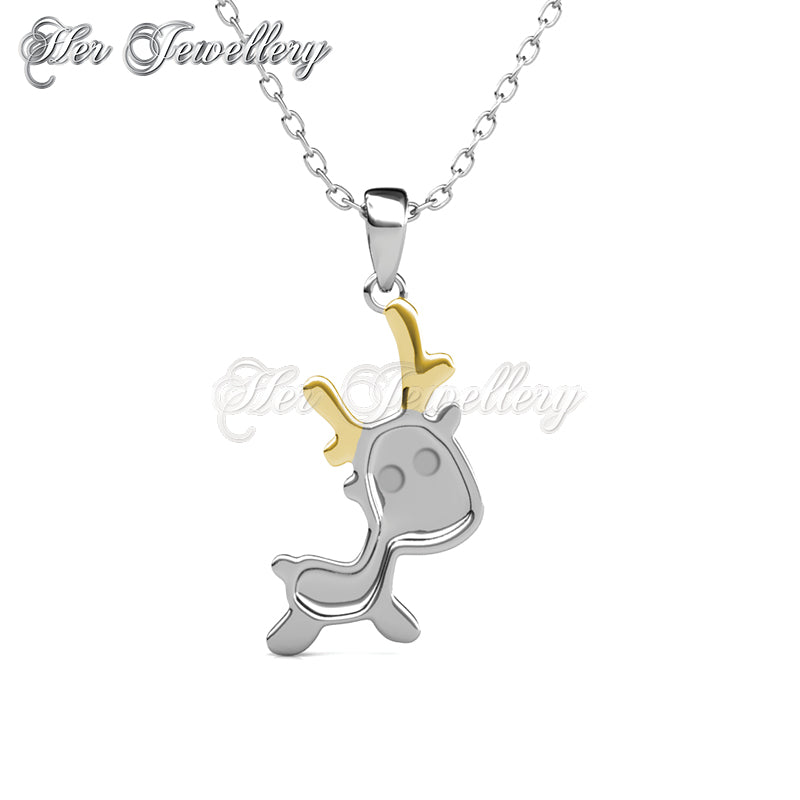 Swarovski Crystals Reindeer Pendant†- Her Jewellery