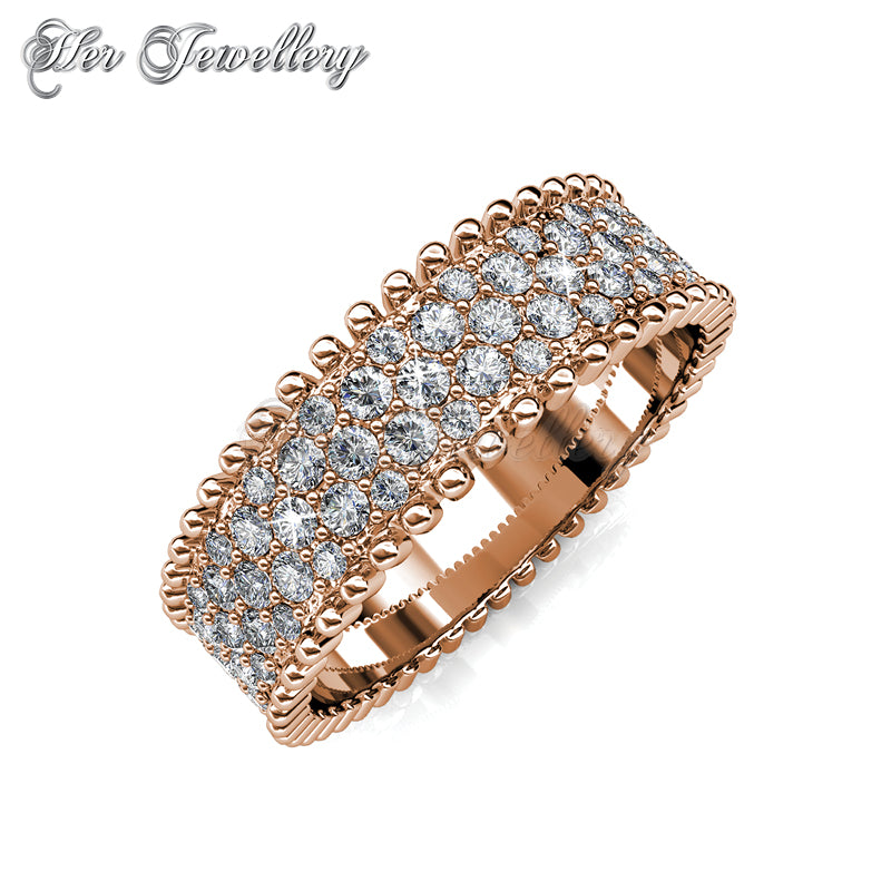 Swarovski Crystals Alexis Ring (Rose Gold) - Her Jewellery