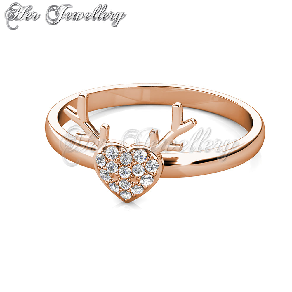 Antlers Love Ring