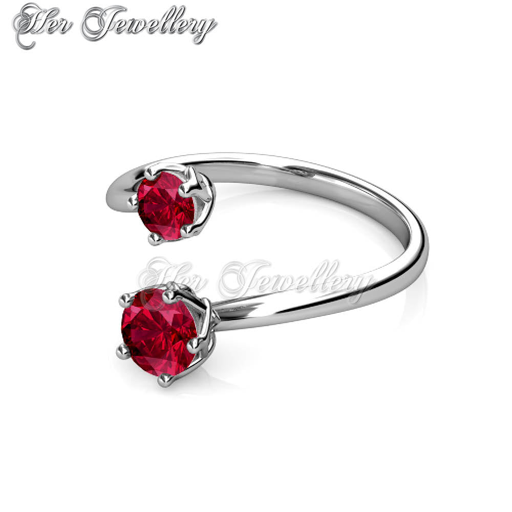 Swarovski Crystals Birth Stone Ring - Her Jewellery