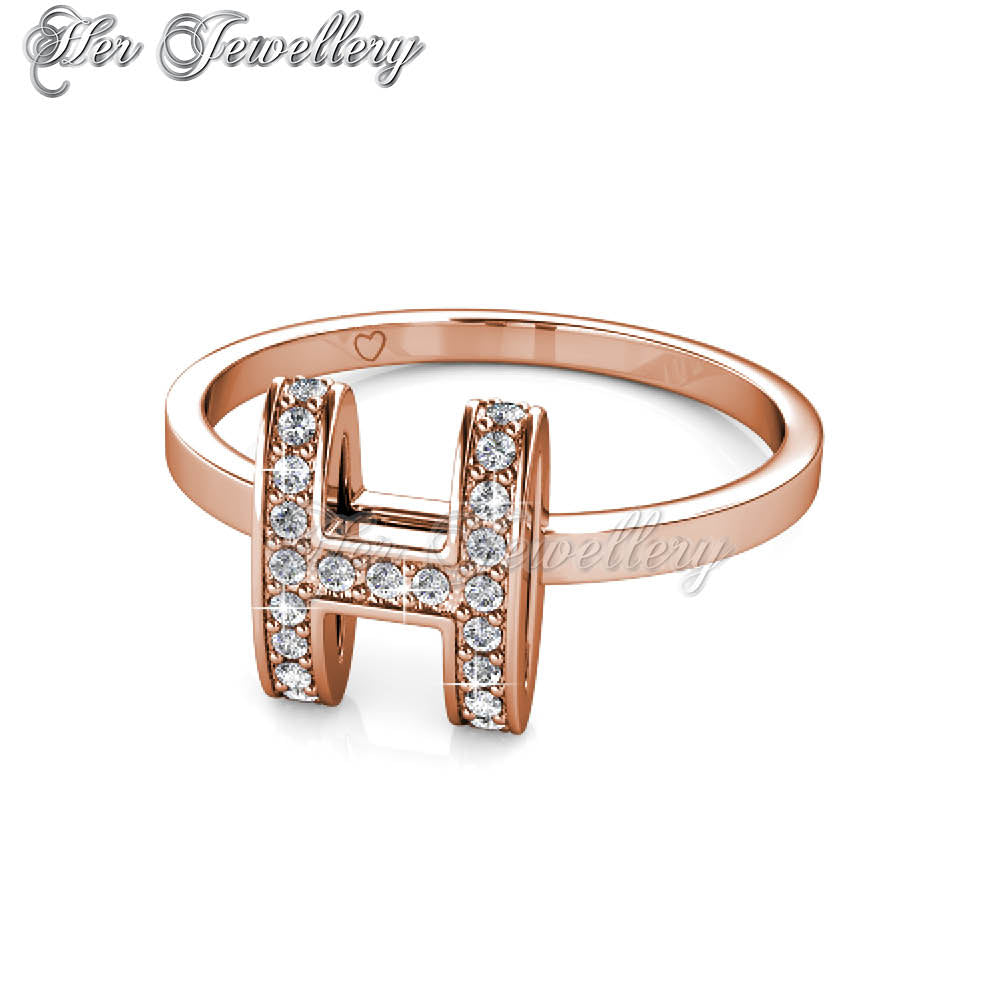 Swarovski Crystals Honey Ring (Rose Gold) - Her Jewellery