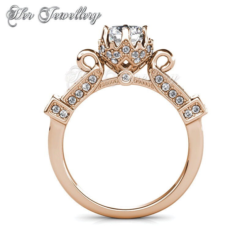 Swarovski Crystals Imperial Ring (Rose Gold) - Her Jewellery