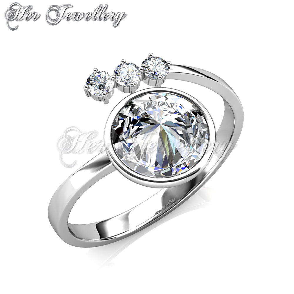 Swarovski Crystals Ivory Ring - Her Jewellery