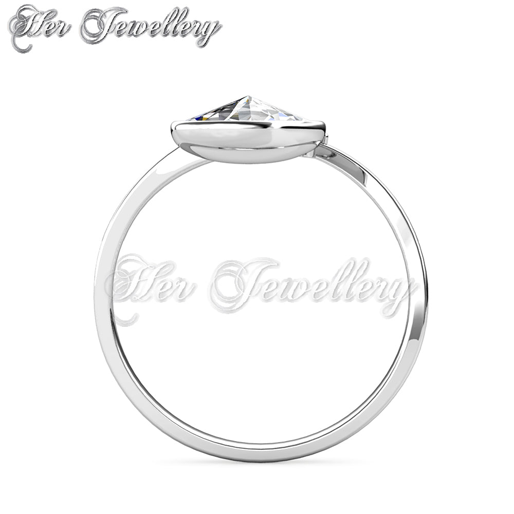 Swarovski Crystals Ivory Ring - Her Jewellery