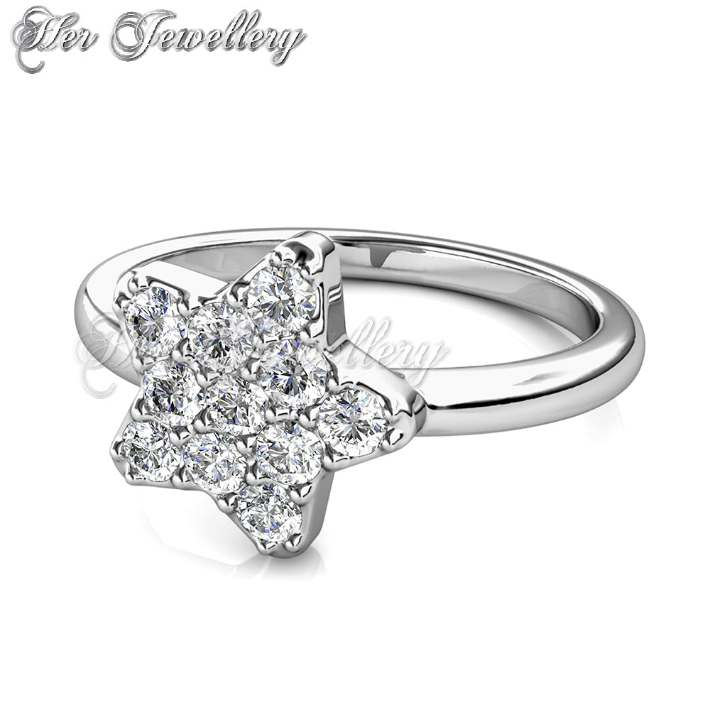 Swarovski Crystals Star Blitz Ring - Her Jewellery