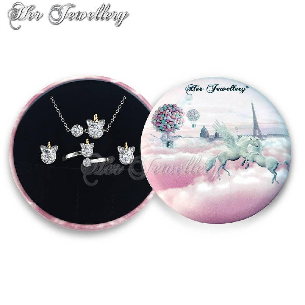 Swarovski Crystals Unicorn Set - Her Jewellery