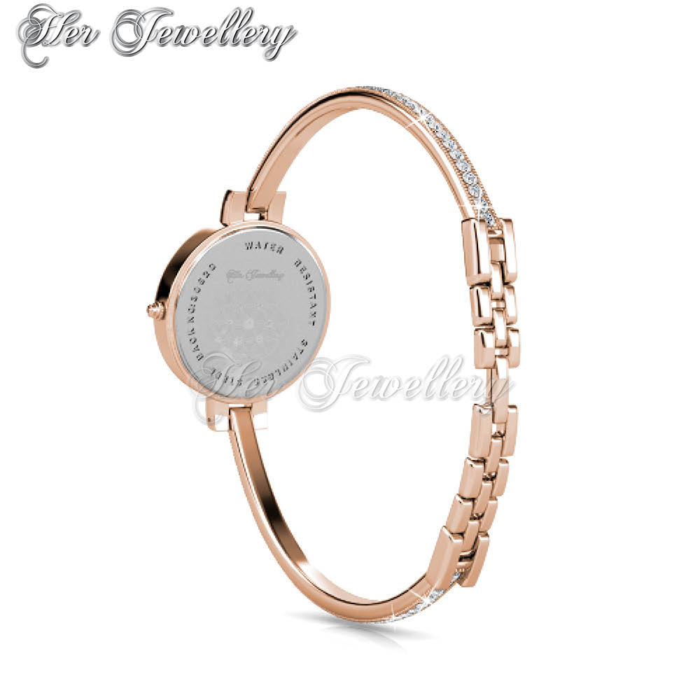 Swarovski Crystals Bangle Watch - Her Jewellery