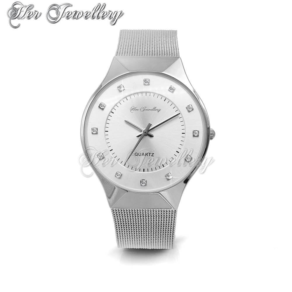 Swarovski Crystals Classic Mesh Watch - Her Jewellery