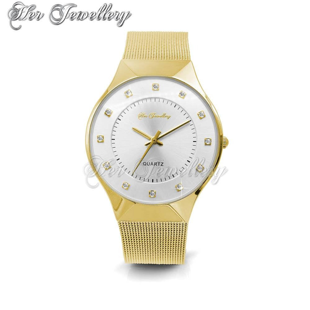 Swarovski Crystals Classic Mesh Watch - Her Jewellery