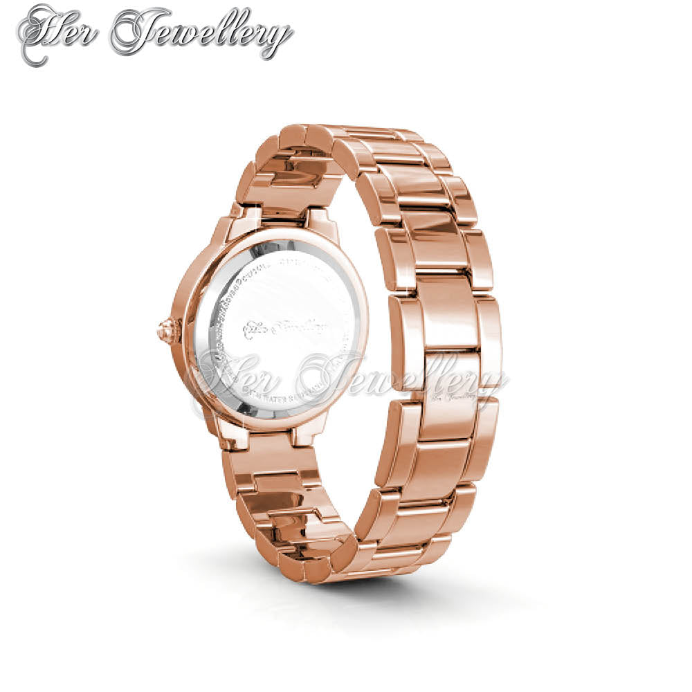 Swarovski Crystals Pure Watch (Rose Gold) - Her Jewellery