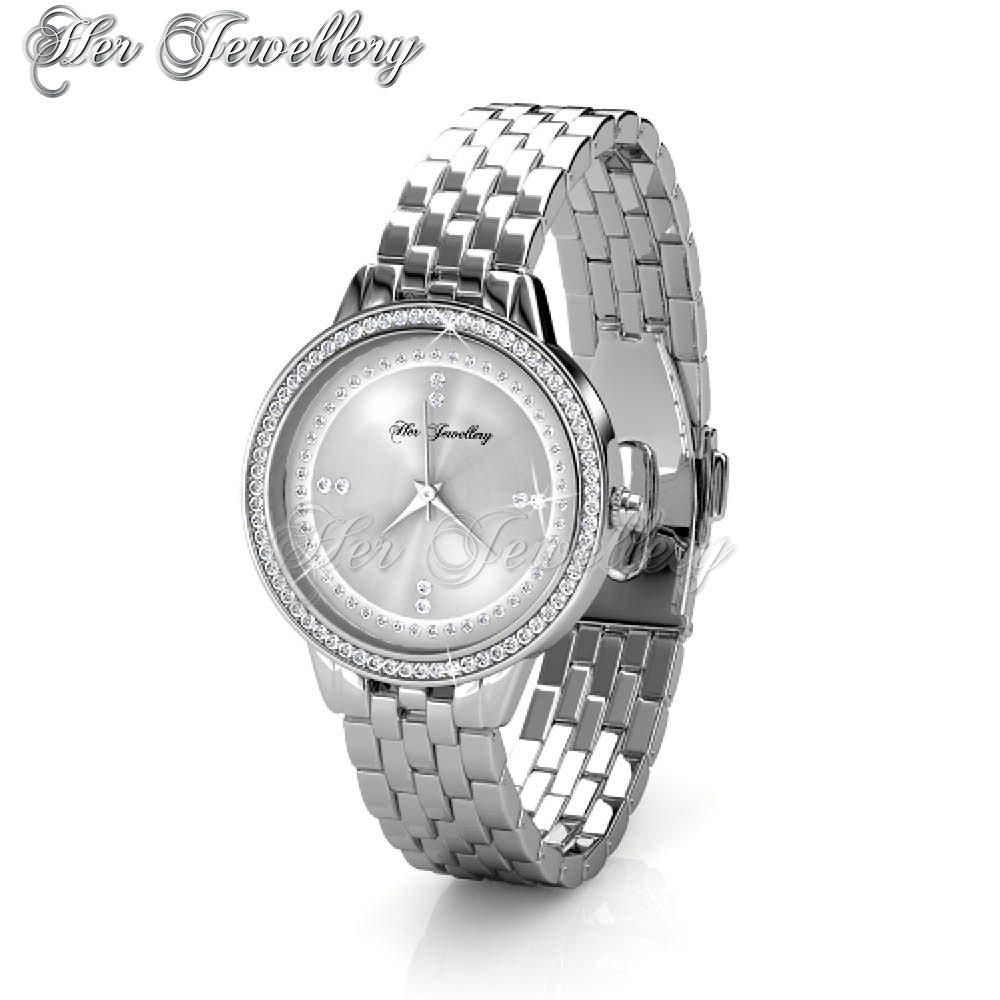Swarovski Crystals Schicht Metallic Watch - Her Jewellery