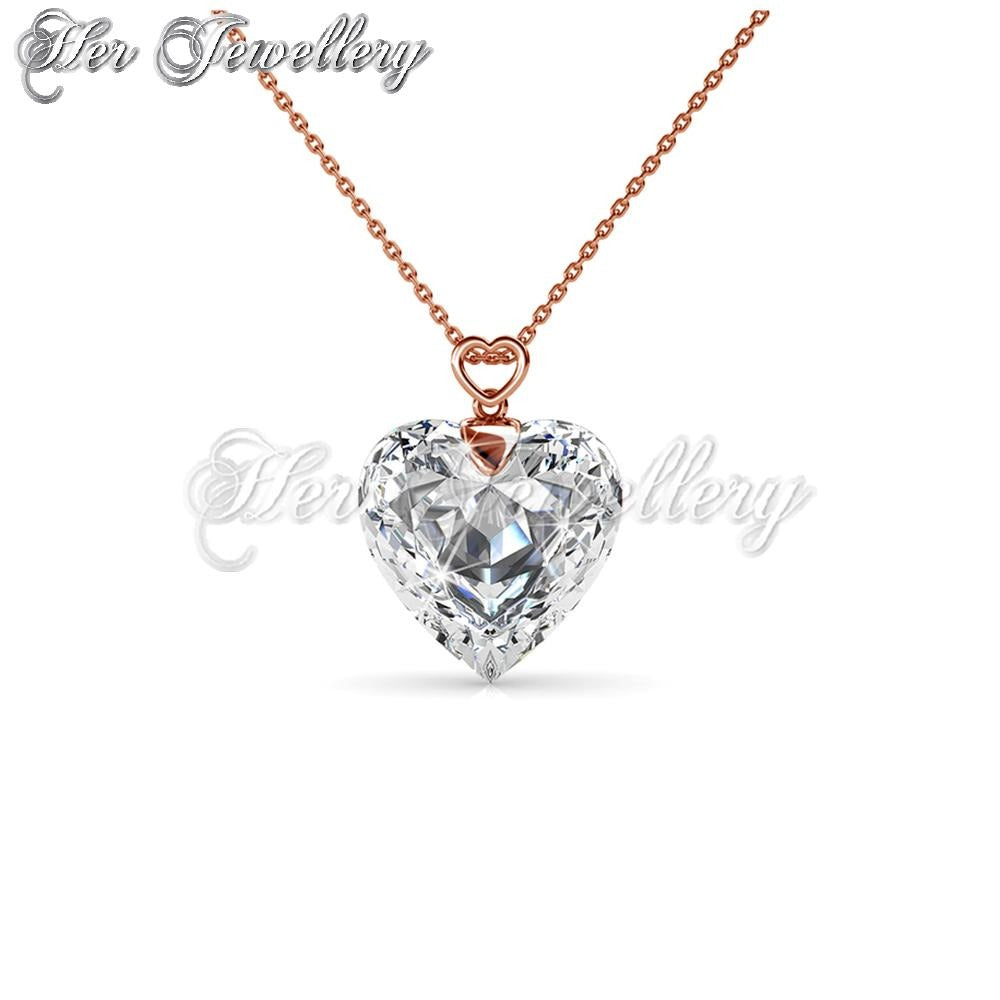 Cheery Heart Pendant (3 Crystal Colours)