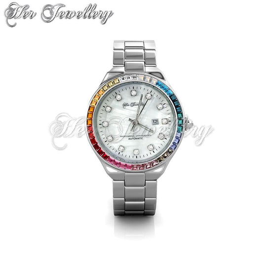 Rainbow Shell Dial Watch