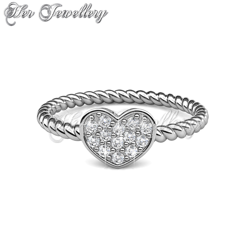 Twisted Heart Ring