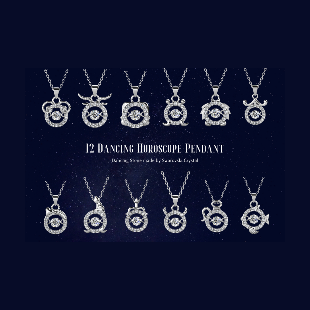 12 Dancing Horoscope Pendant