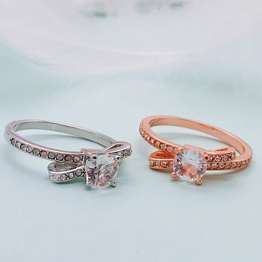 Crystaline Bow Ring