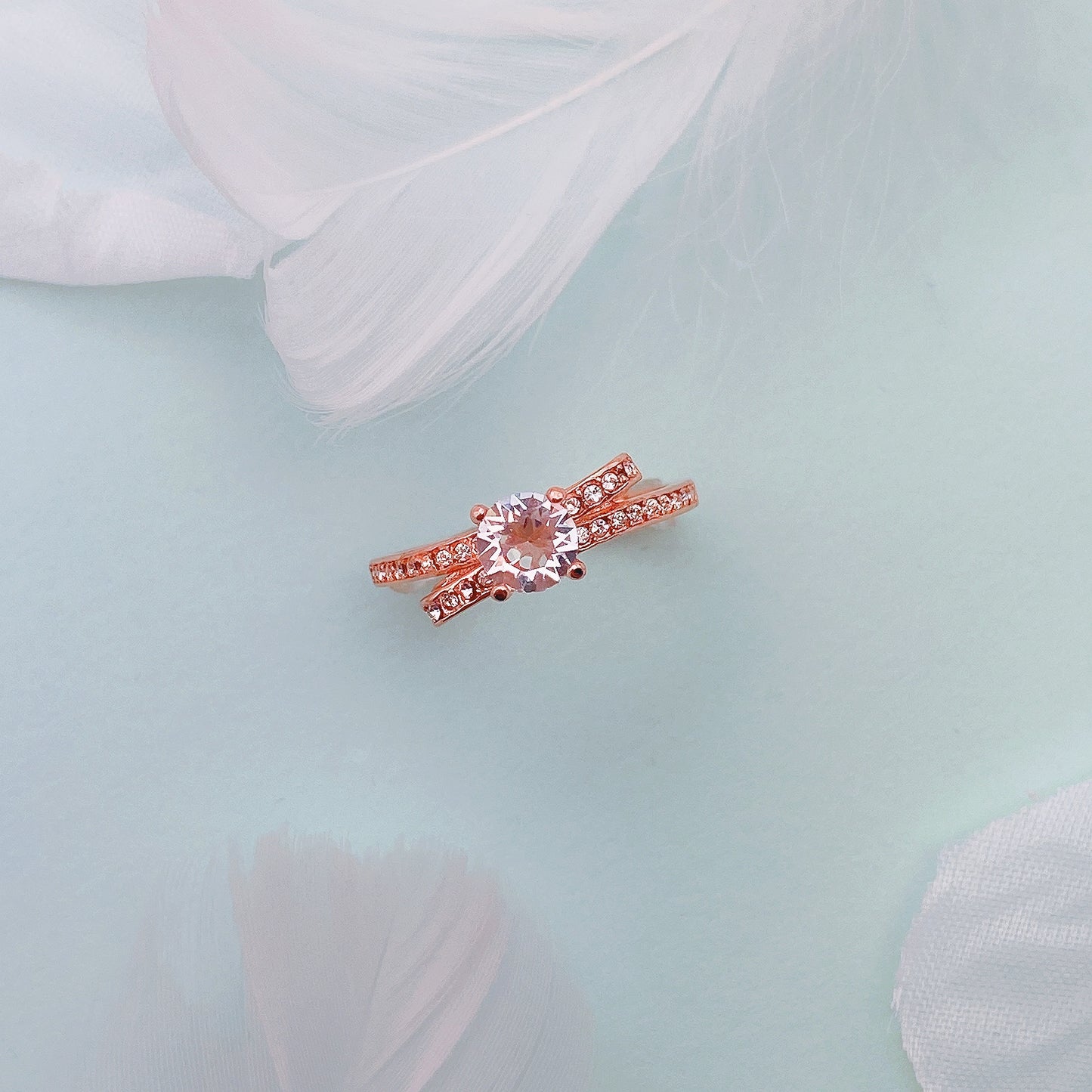 Crystaline Bow Ring