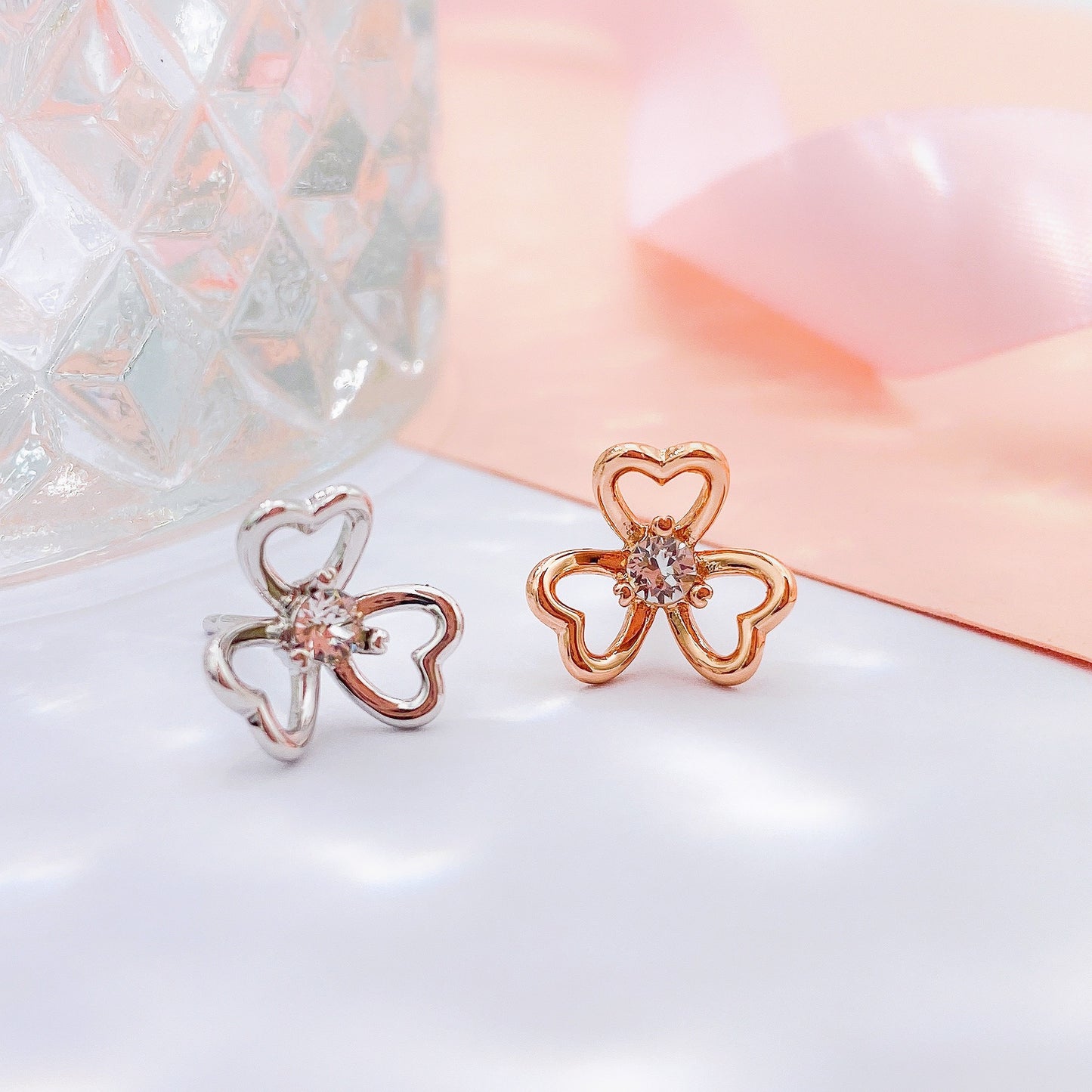 Tri Love Earrings