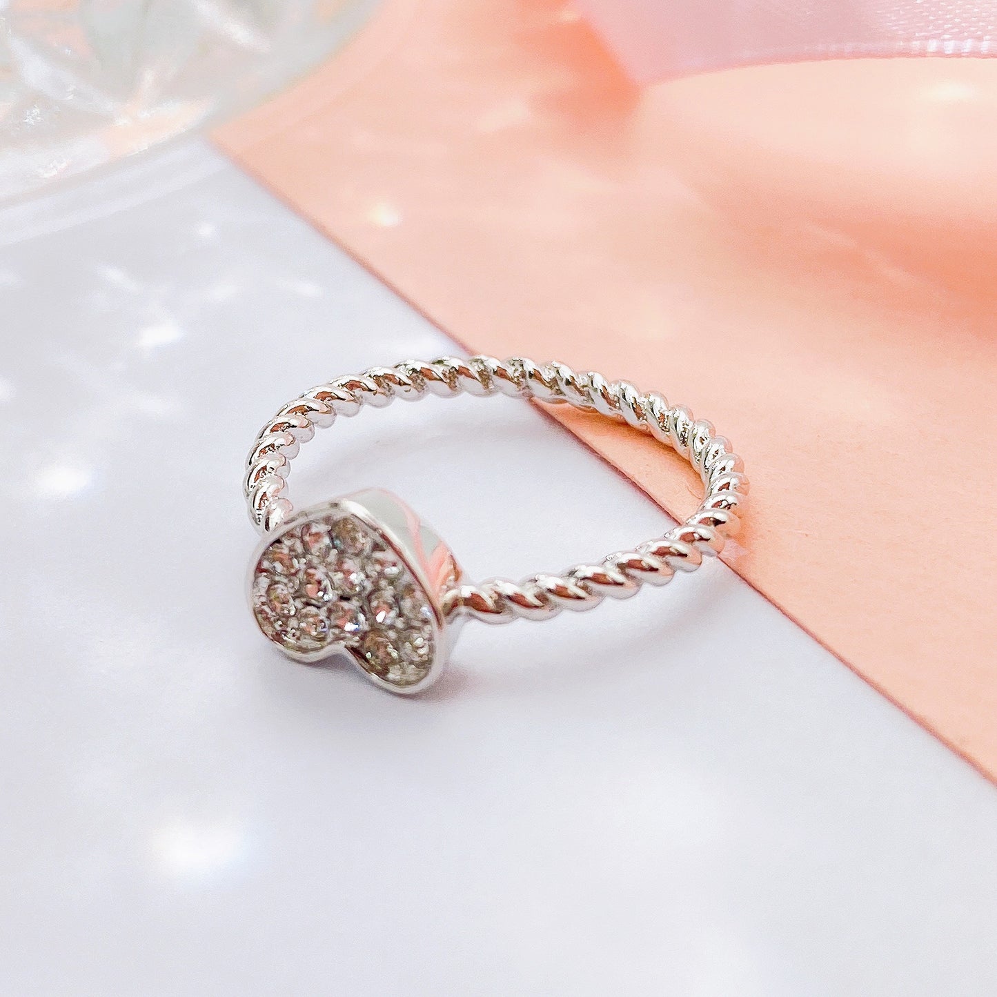 Twisted Heart Ring