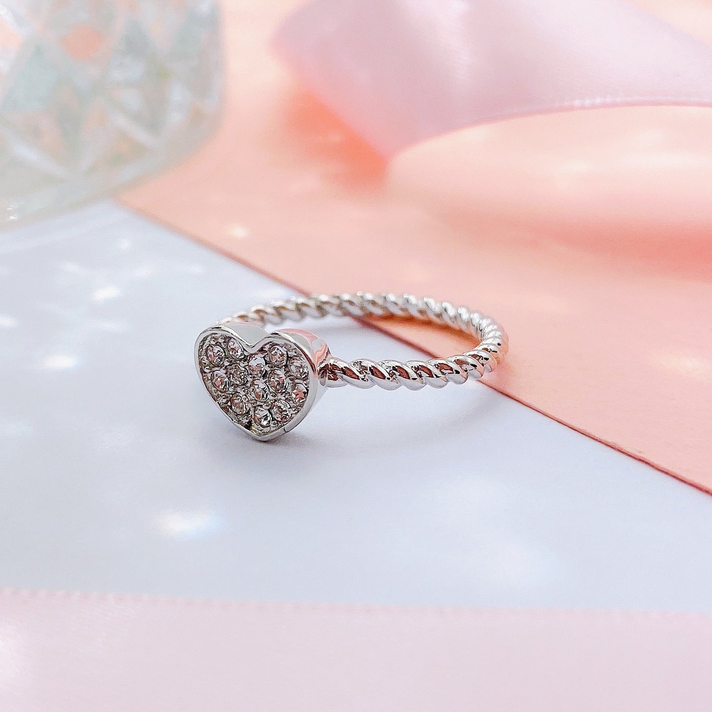 Twisted Heart Ring