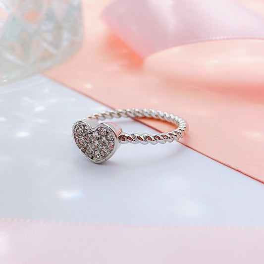 Twisted Heart Ring