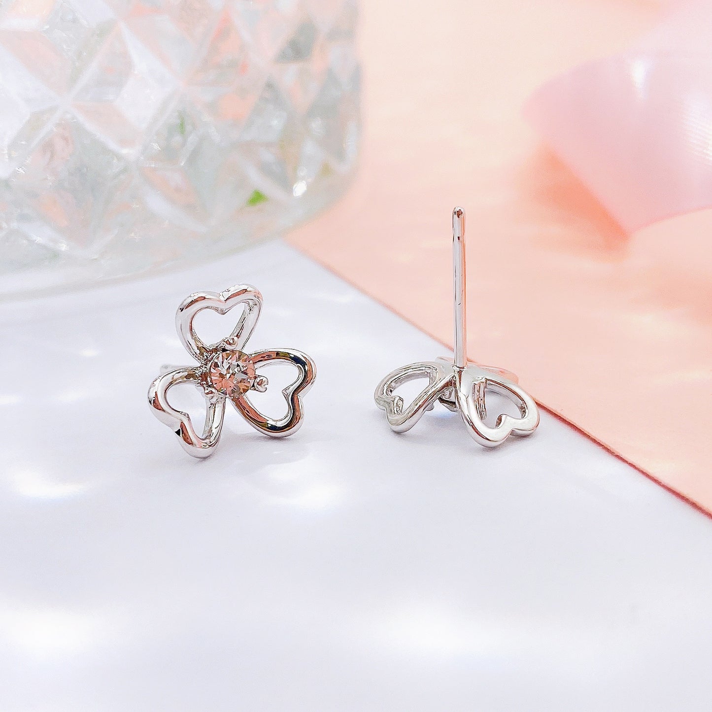 Tri Love Earrings