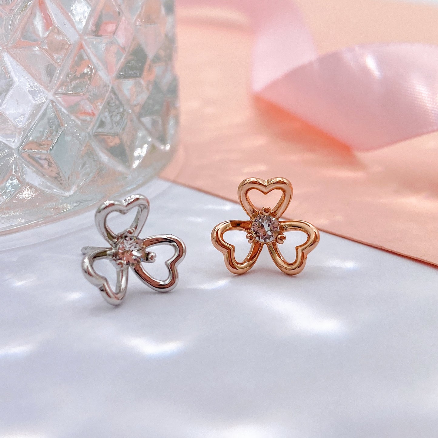 Tri Love Earrings