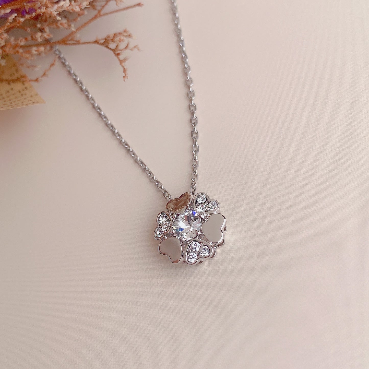 Heart Petal Pendant