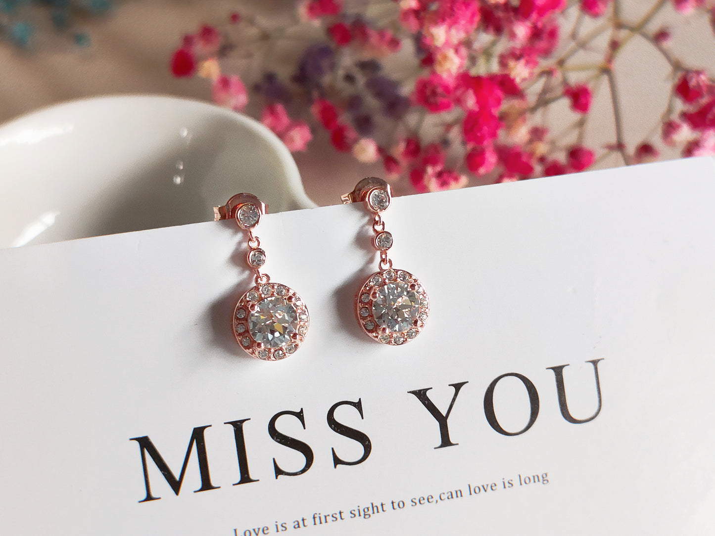 Dangling Kreis Earrings