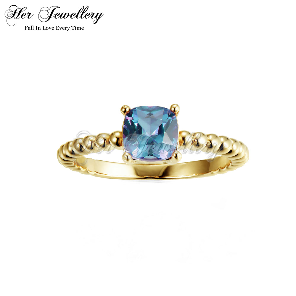 Squarish Alexandrite Ring