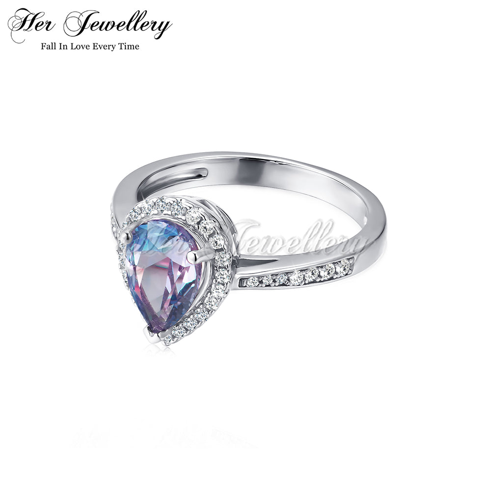Teardrop Alexandrite Ring