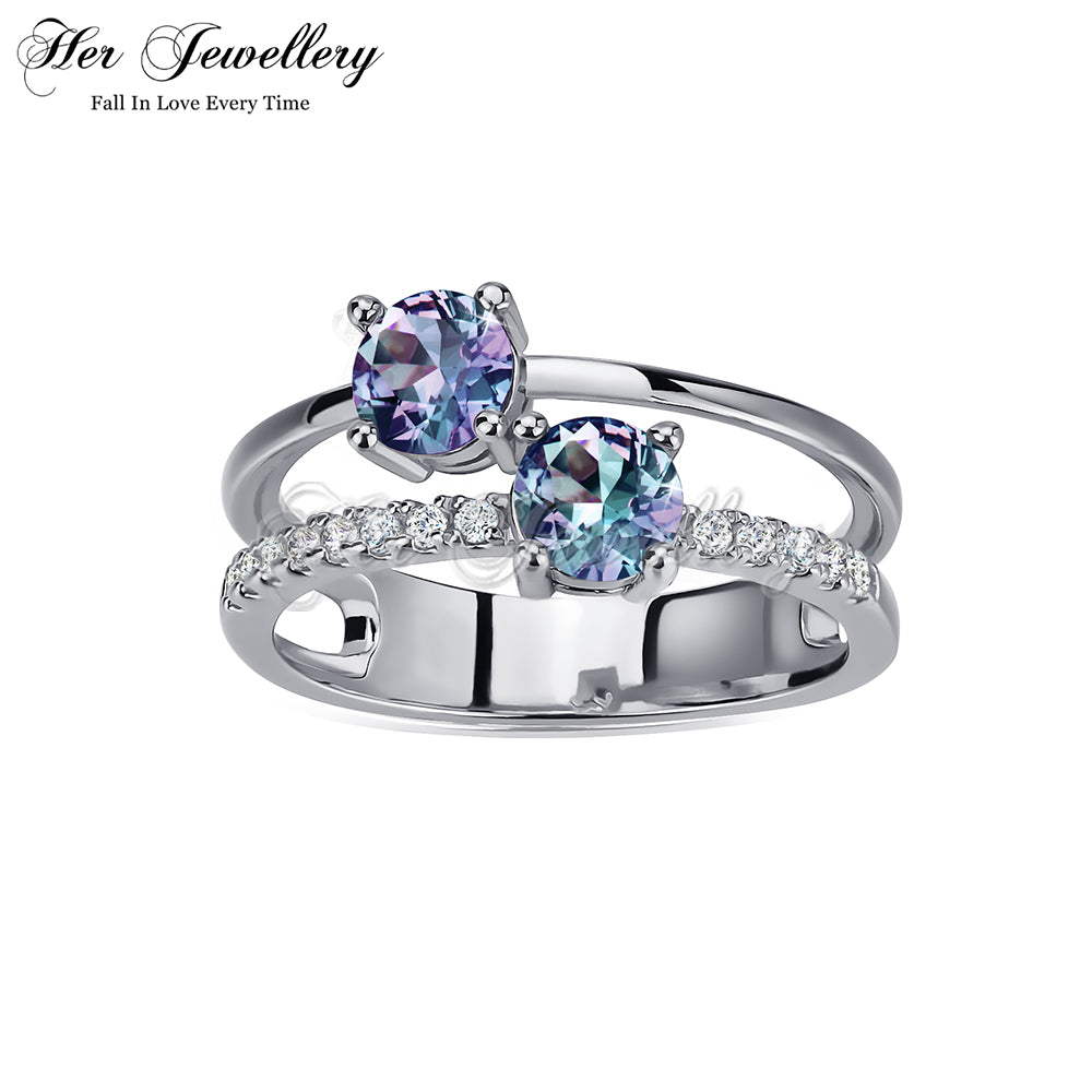 Twin Alexandrite Ring