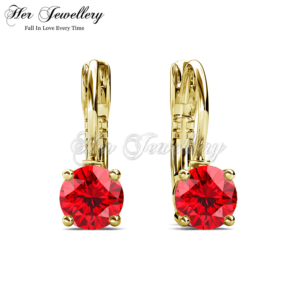 Clip Round Earrings
