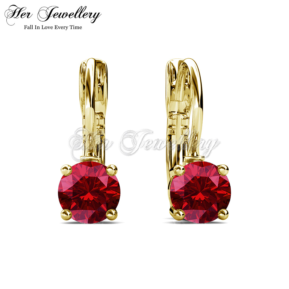 Clip Round Earrings