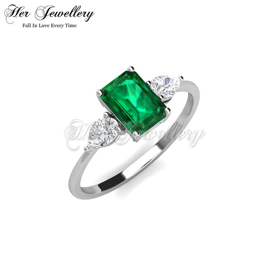 Chrissy Emerald Ring