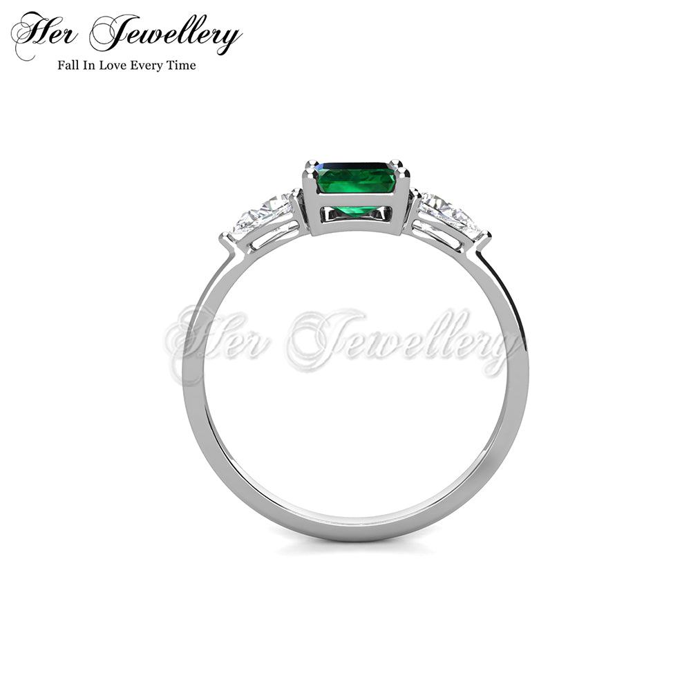 Chrissy Emerald Ring