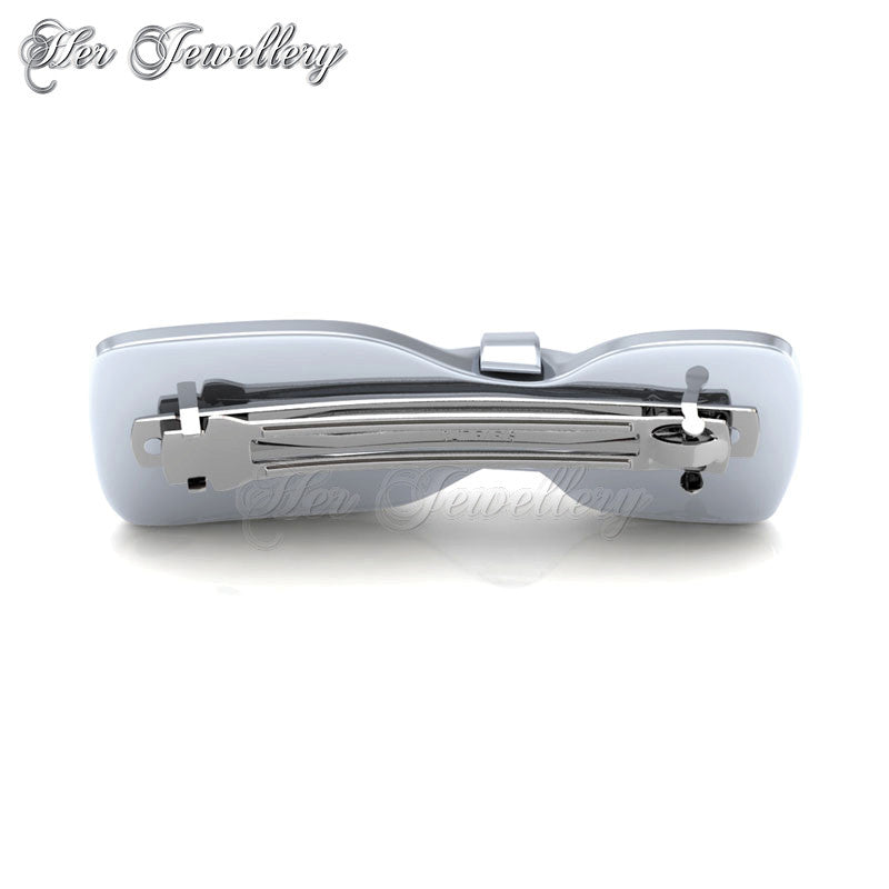 Swarovski Crystals Ribbon Hair Clip - Her Jewellery