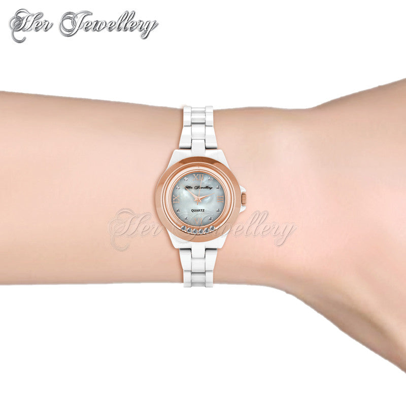 Swarovski Crystals Hip Watch - Her Jewellery