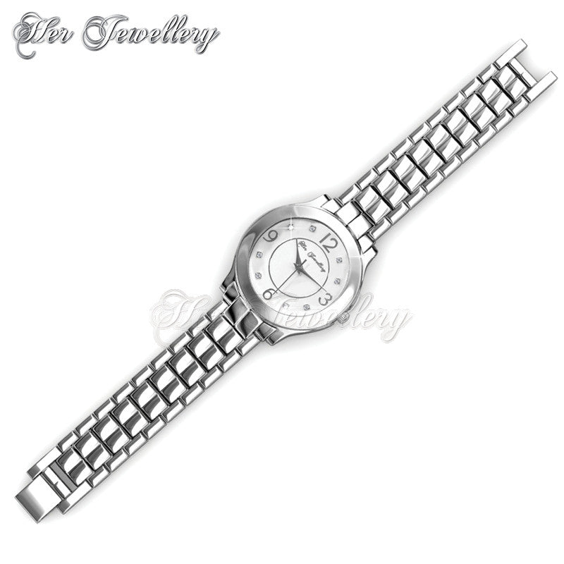Swarovski Crystals Happy Metallic Watch - Her Jewellery
