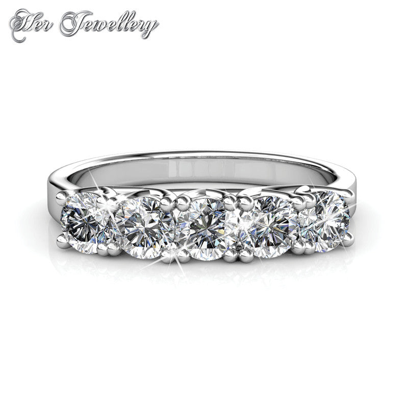Swarovski Crystals Queen's Ring†- Her Jewellery